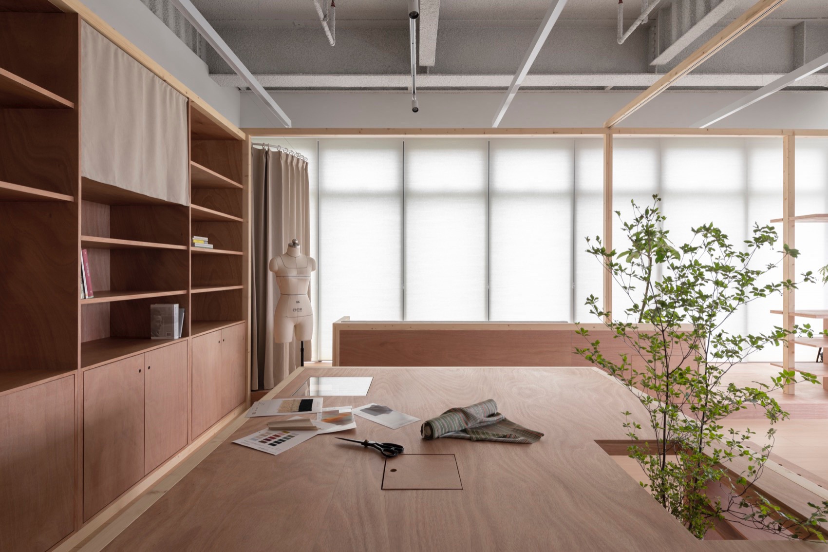 LINGYILI Office 办公空间设计丨中国上海丨木斗设计-13