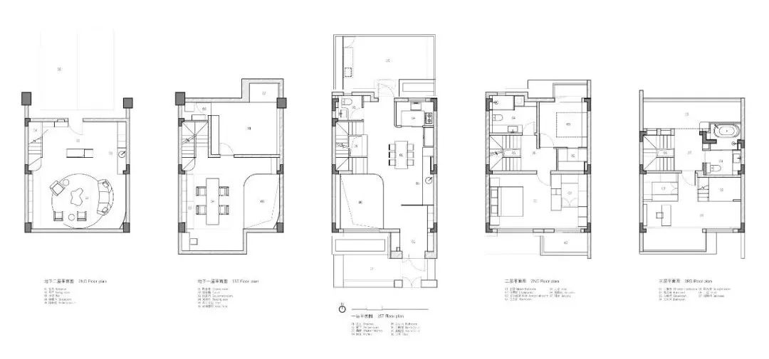 蓄光的地下厅·让地下两层空间重沐阳光的别墅设计丨中国上海丨大海小燕设计工作室-7