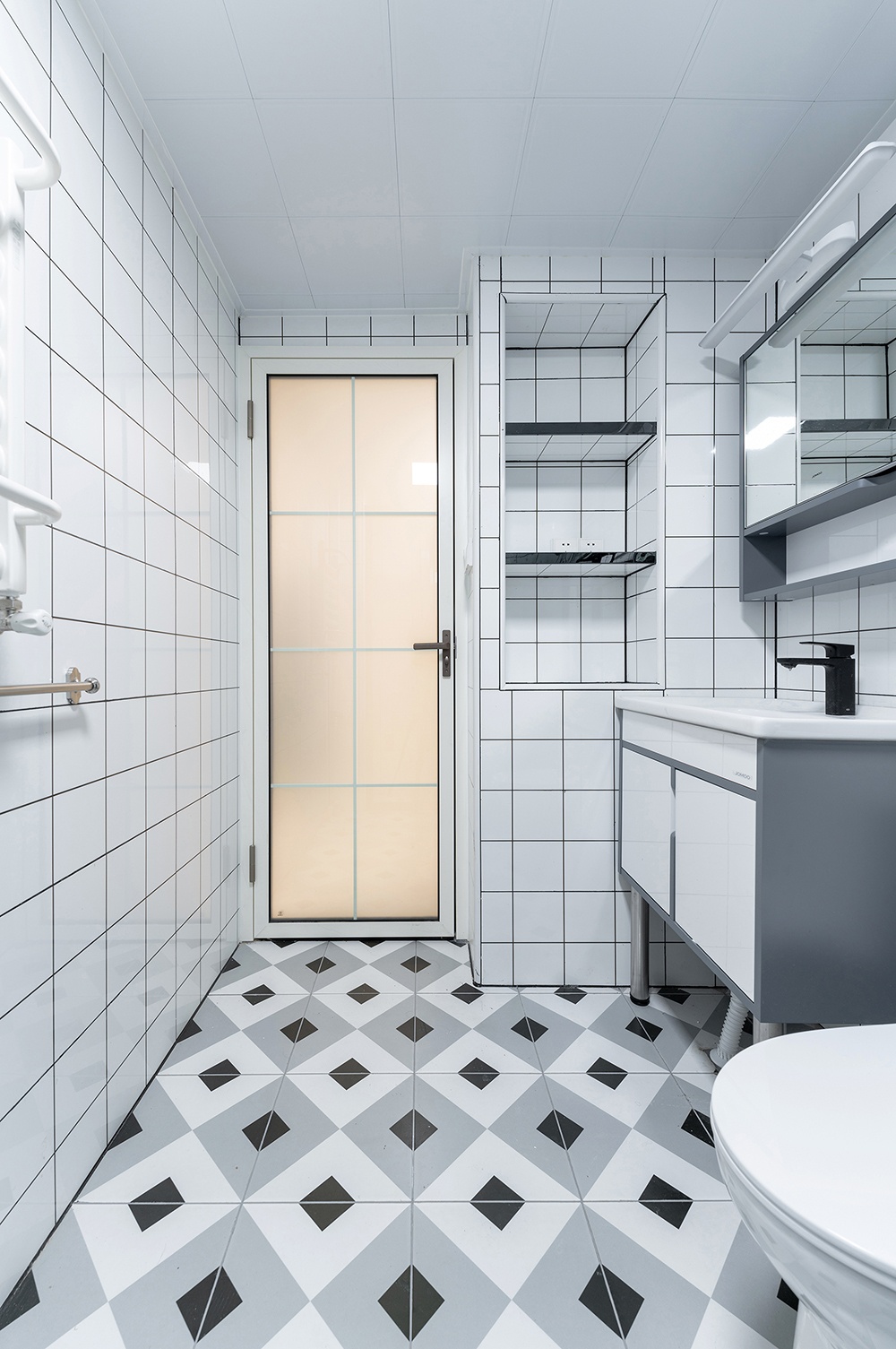 「久栖设计」两居改三居轻松满足三代人，还能多出个洗衣间-15