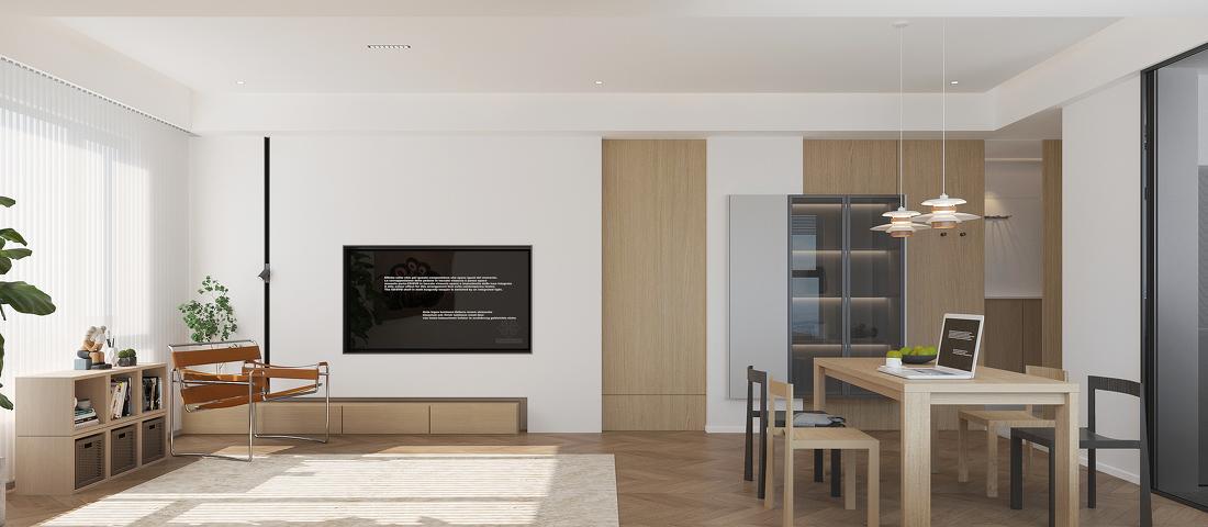 北京泰禾金府大院现代极简主卧设计丨中国北京-0