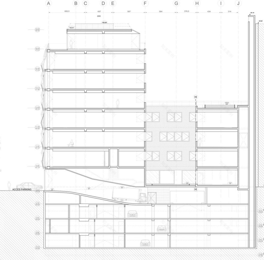 "巴克莱资本银行'折纸'办公室设计"-11