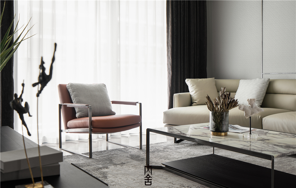 浓浓月色 · 现代轻奢四室两厅软装改造丨内舍软装·总部设计团队-3