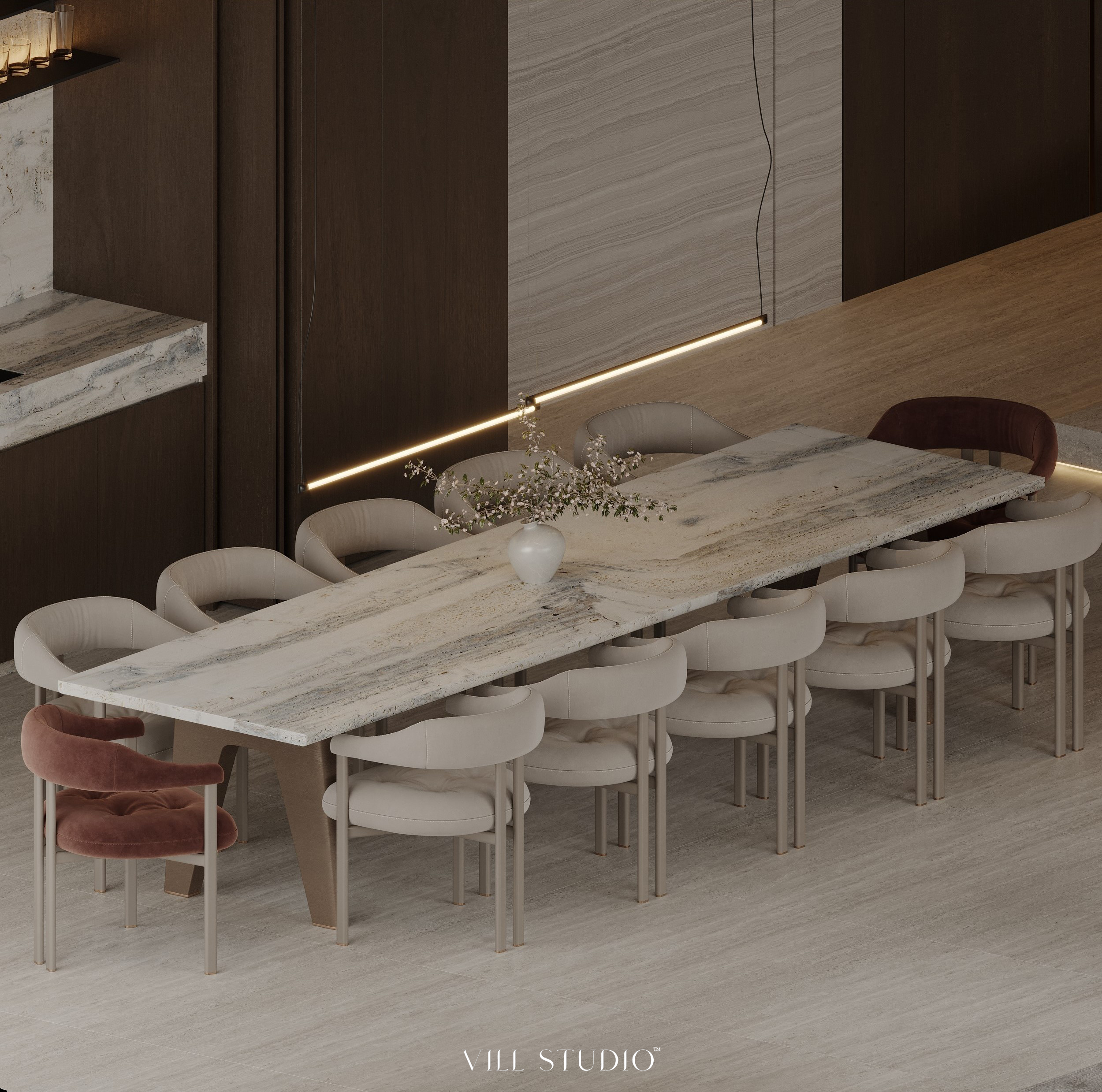 MODERN LUXURY BASEMENT INTERIOR | QATAR-9