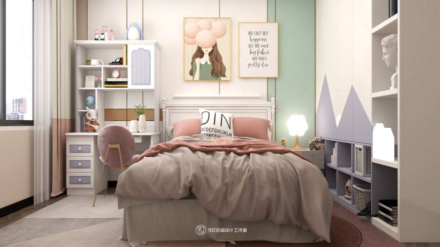 北欧风格温馨小家设计-32