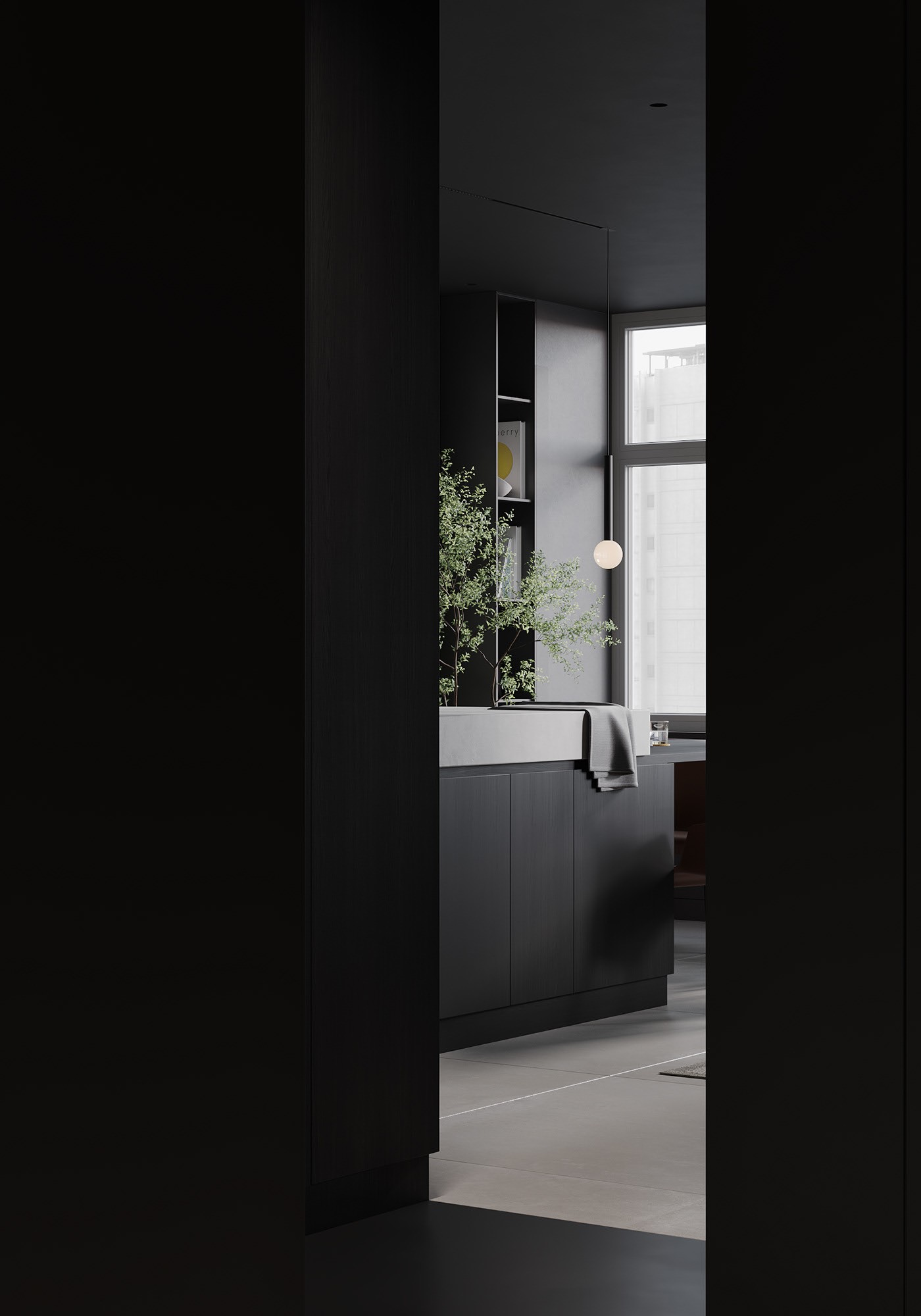 高级黑色系住宅设计 超酷-5