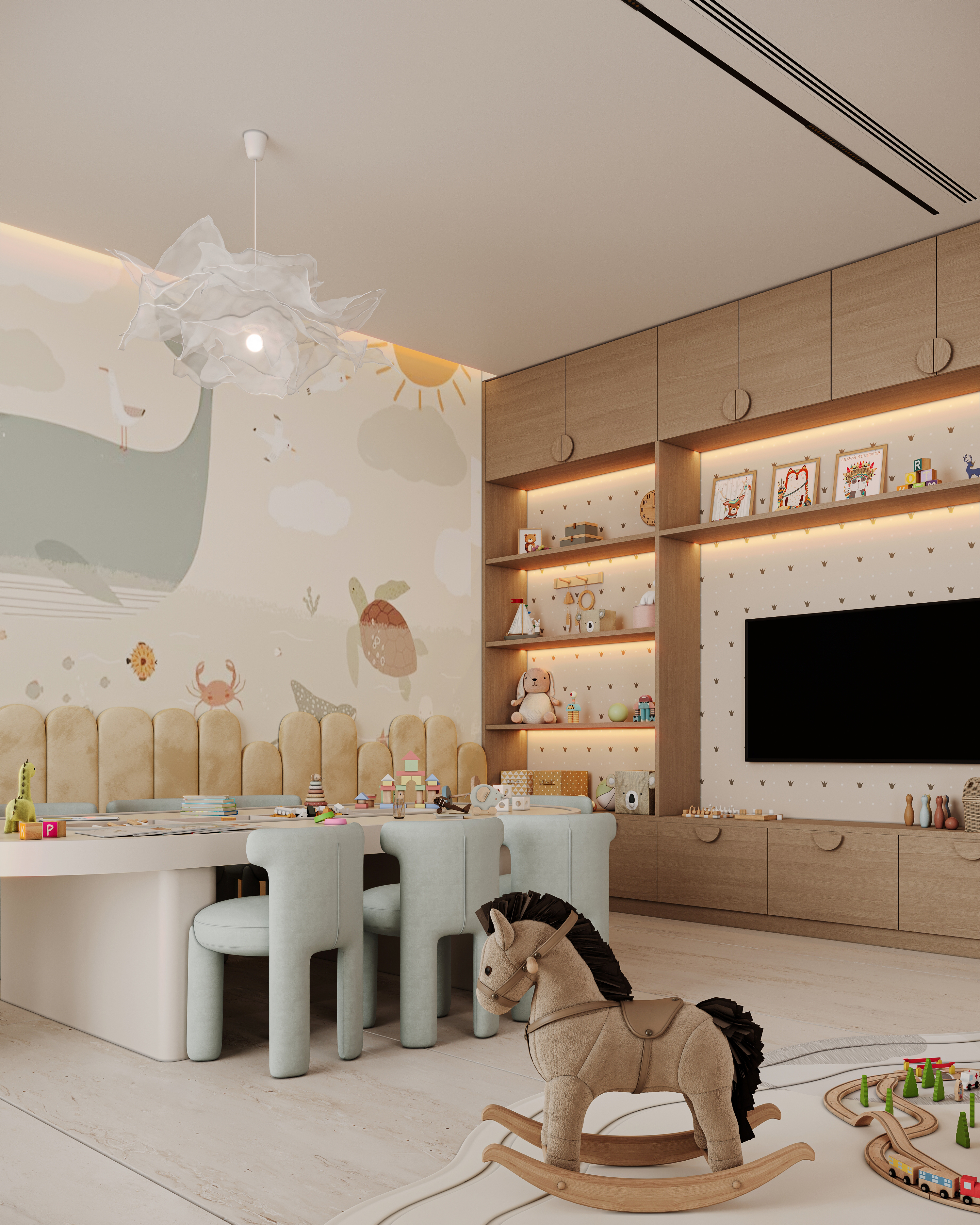 温馨柔软的游戏室丨United Arab EmiratesAbu Dhabi丨Esraa Joumaa-19