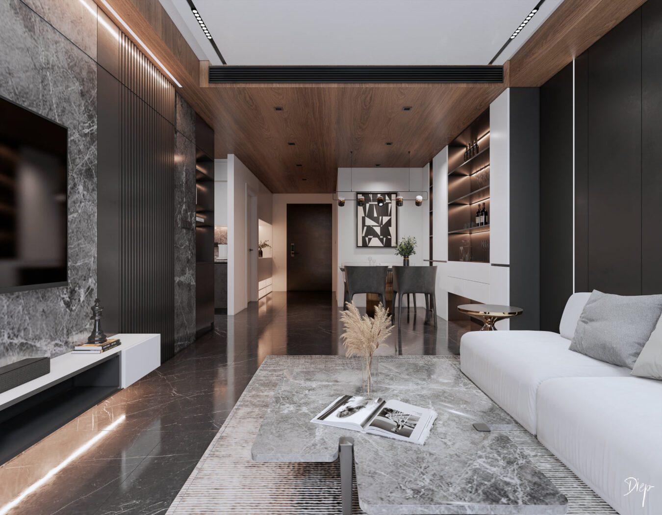 Sketchup公寓室内模型丨Nguyen Duy Diep-11