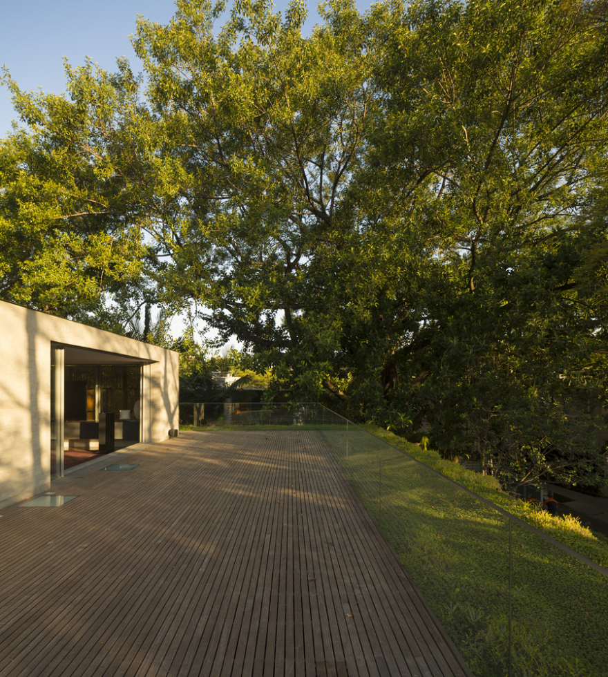 巴西 3V 住宅 | 混凝土与木质的透明对话-45