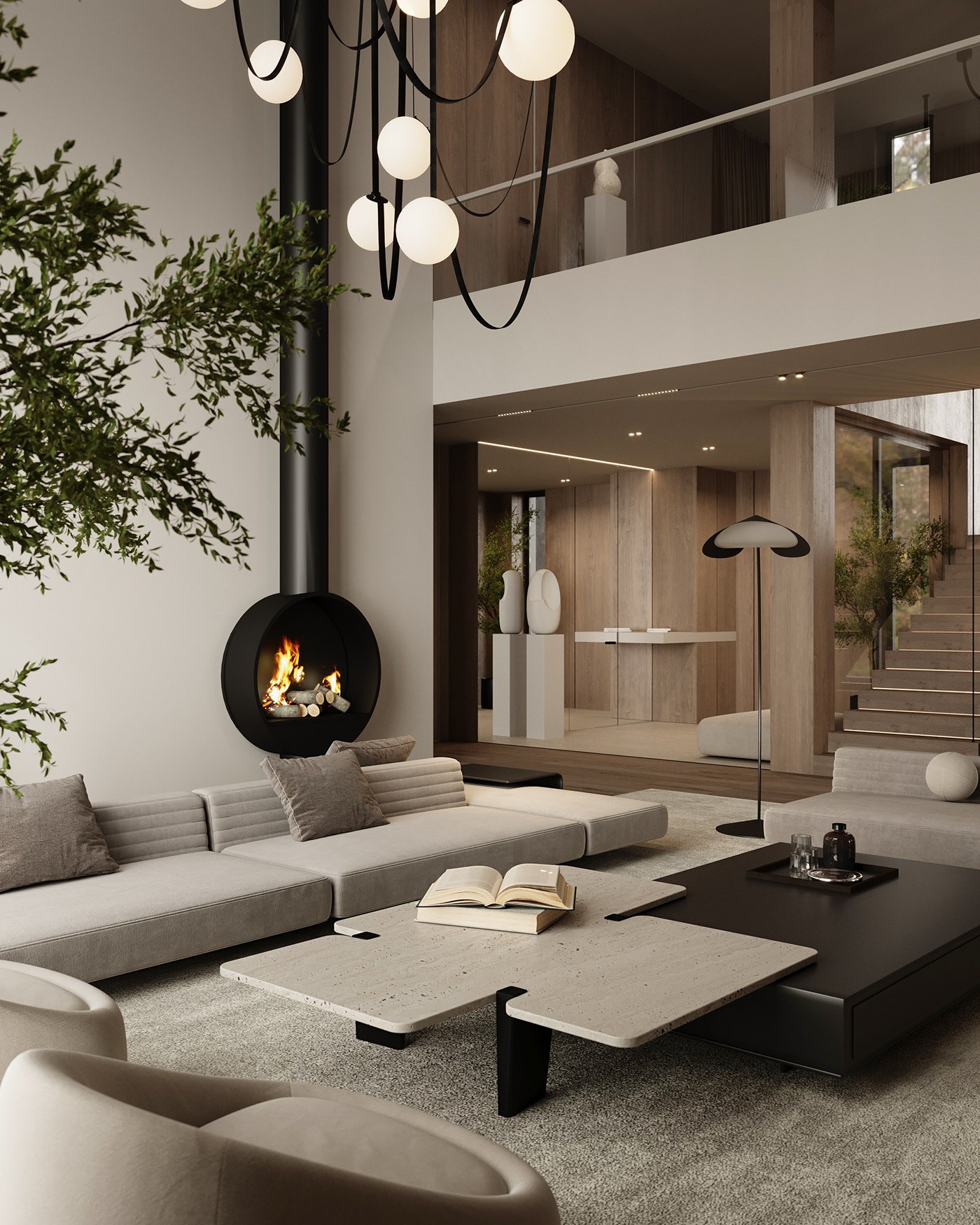 现代轻奢风空间设计-18