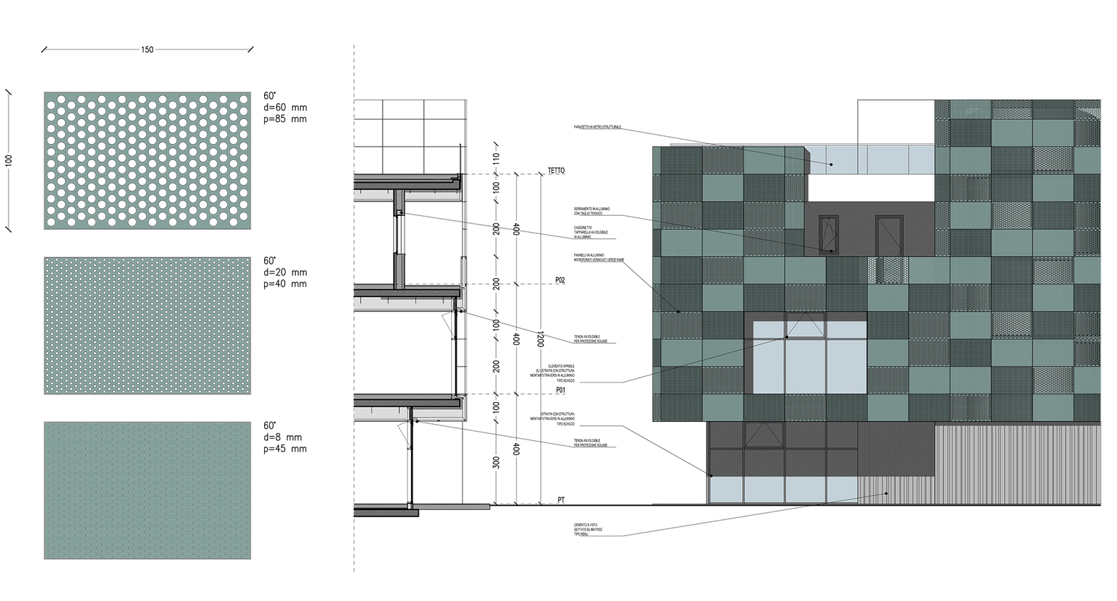 绿色铝板打造的意大利酒庄扩建项目-39