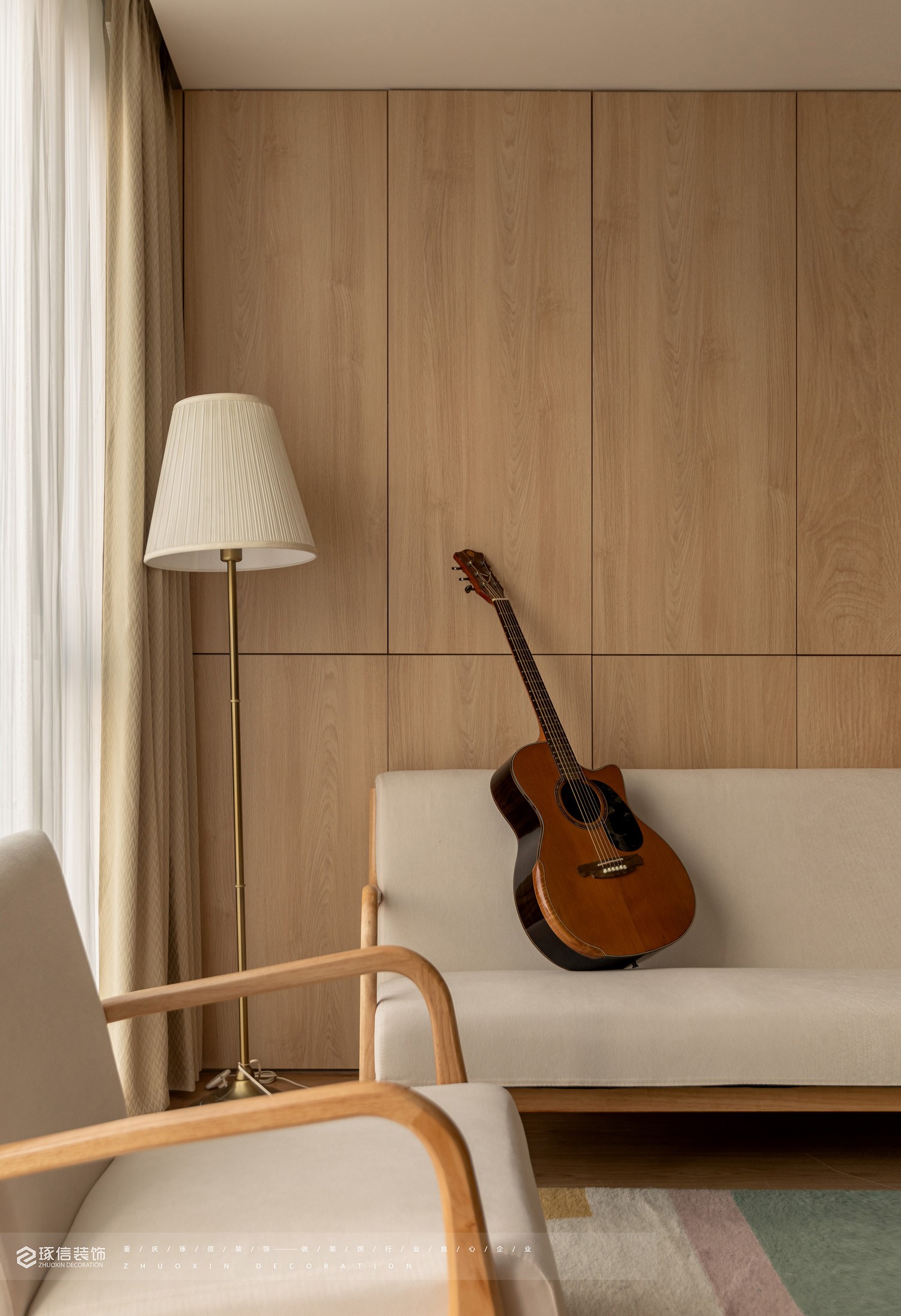 100 平旧房改造日式温馨家丨琢信装饰-24