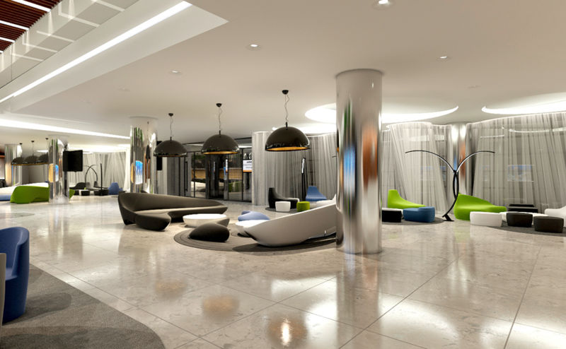 COURTYARD by MARRIOTT酒店室内现代化改造项目丨波兰华沙丨KM rubaszkiewicz ARCHITEKCI-2