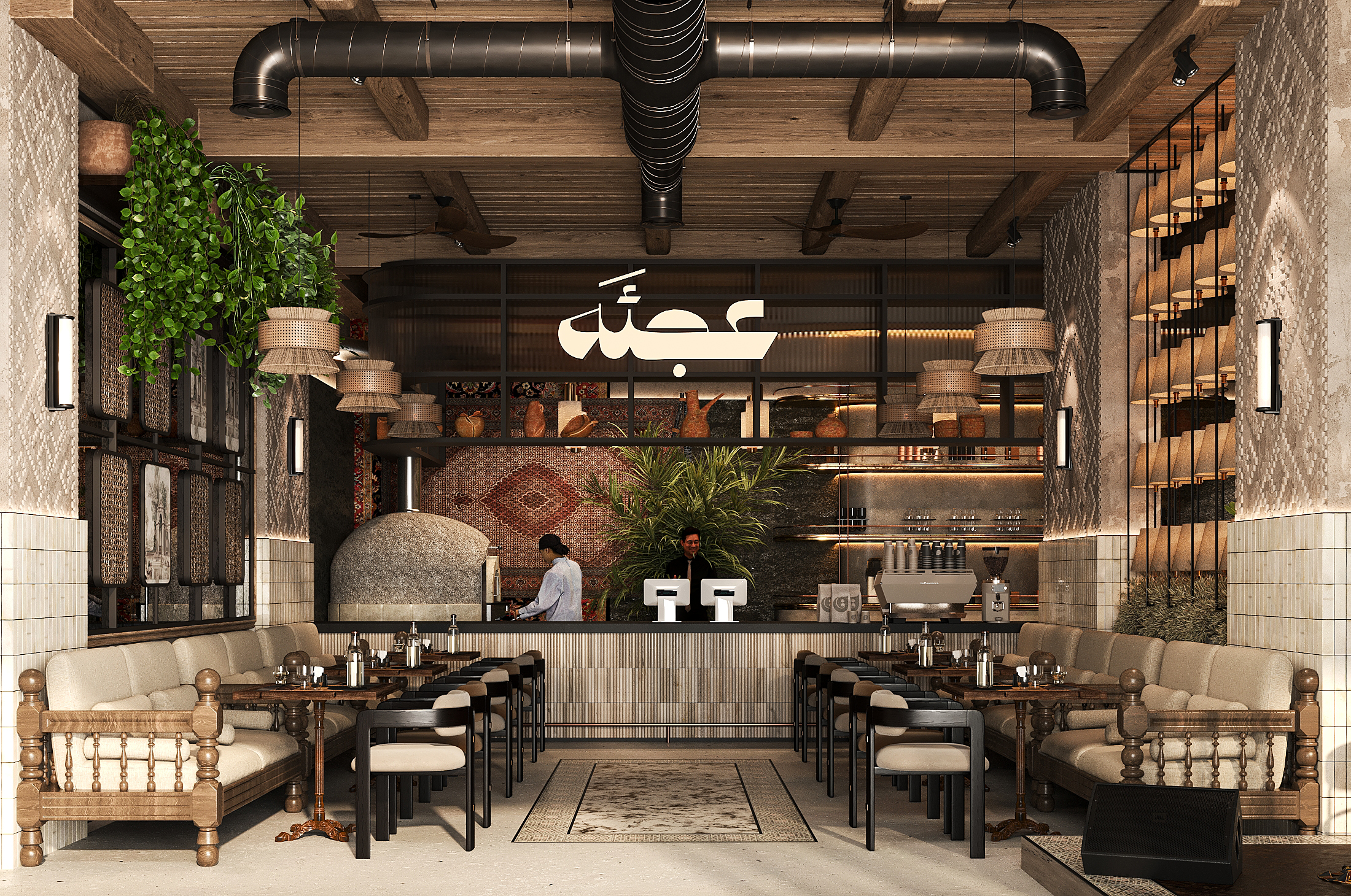 AJAA Café – Contemporary Rustic-1