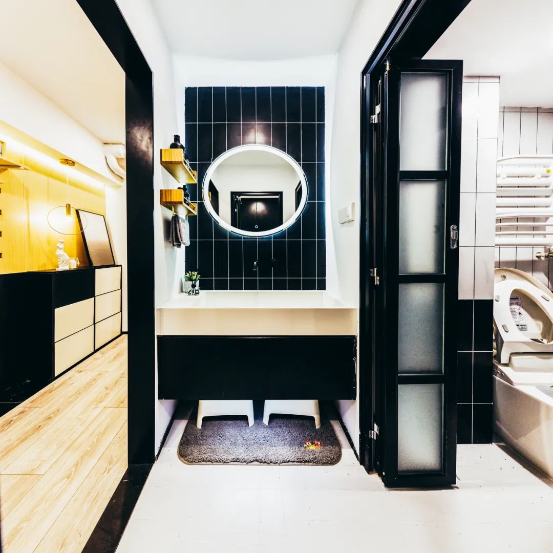 北京半地下室 65 平米住宅改造 | 折叠空间与自然光的巧妙融合-72