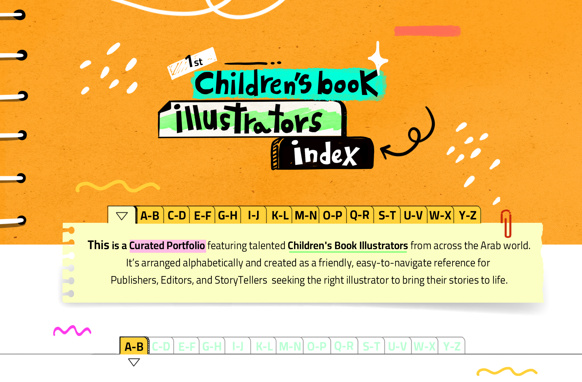 Children's Book Illustrator Index (1st)-0
