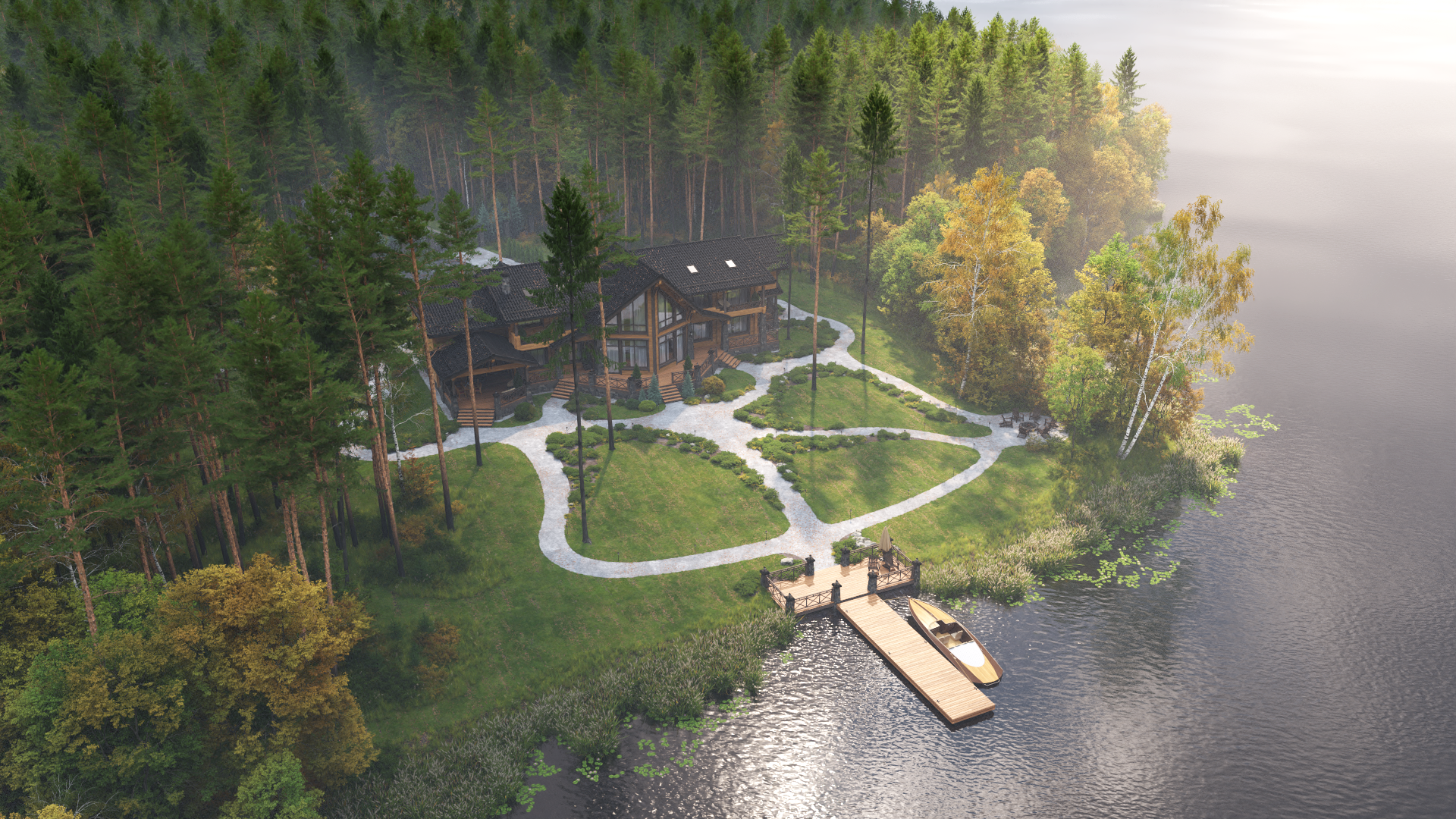 木屋3D可视化与动画展示-16