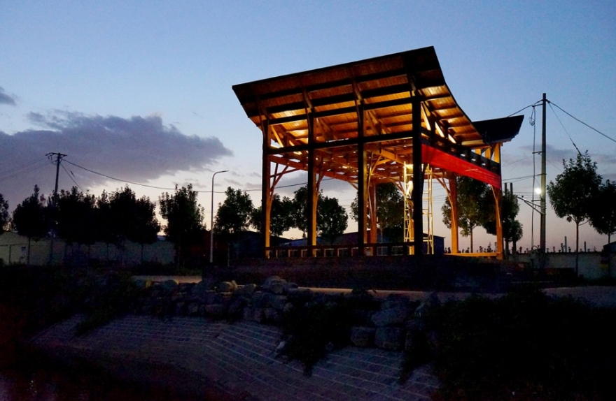 山头村凤凰山山门与舞台设计,淄博 / 房木生景观+中国乡建院城乡共生总工工作室-64