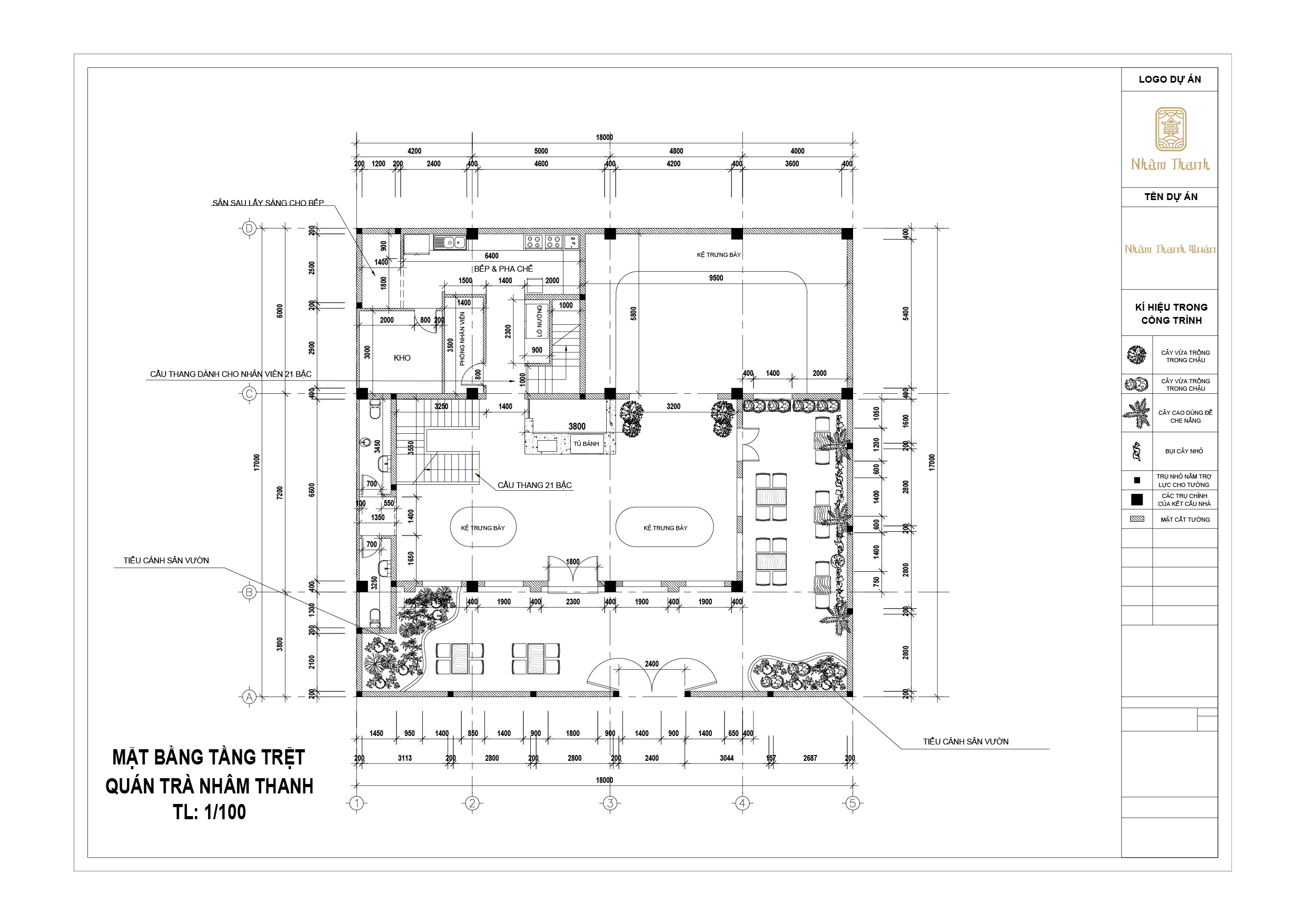 Technical floor plan tea shop Nhâm Thanh-11