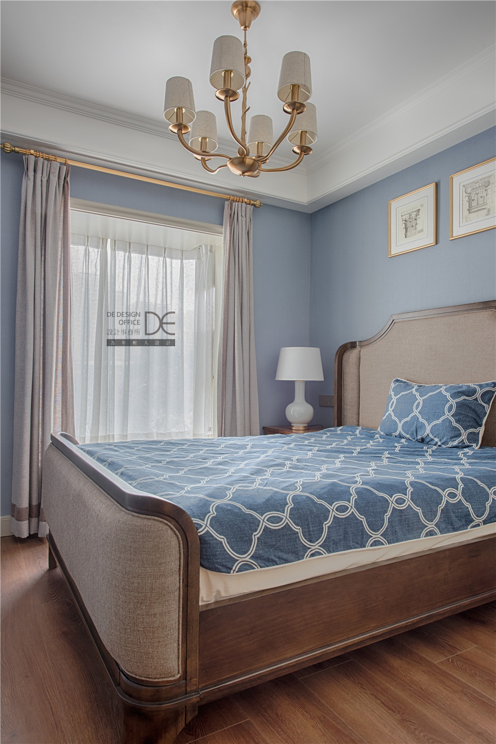 170㎡棕榈泉国际花园法式轻奢住宅  DE设计事务所-66