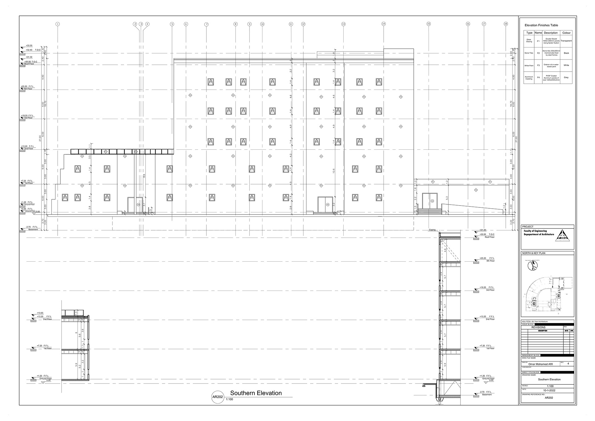 NBE Bank Headquarters Working Drawing Project-17