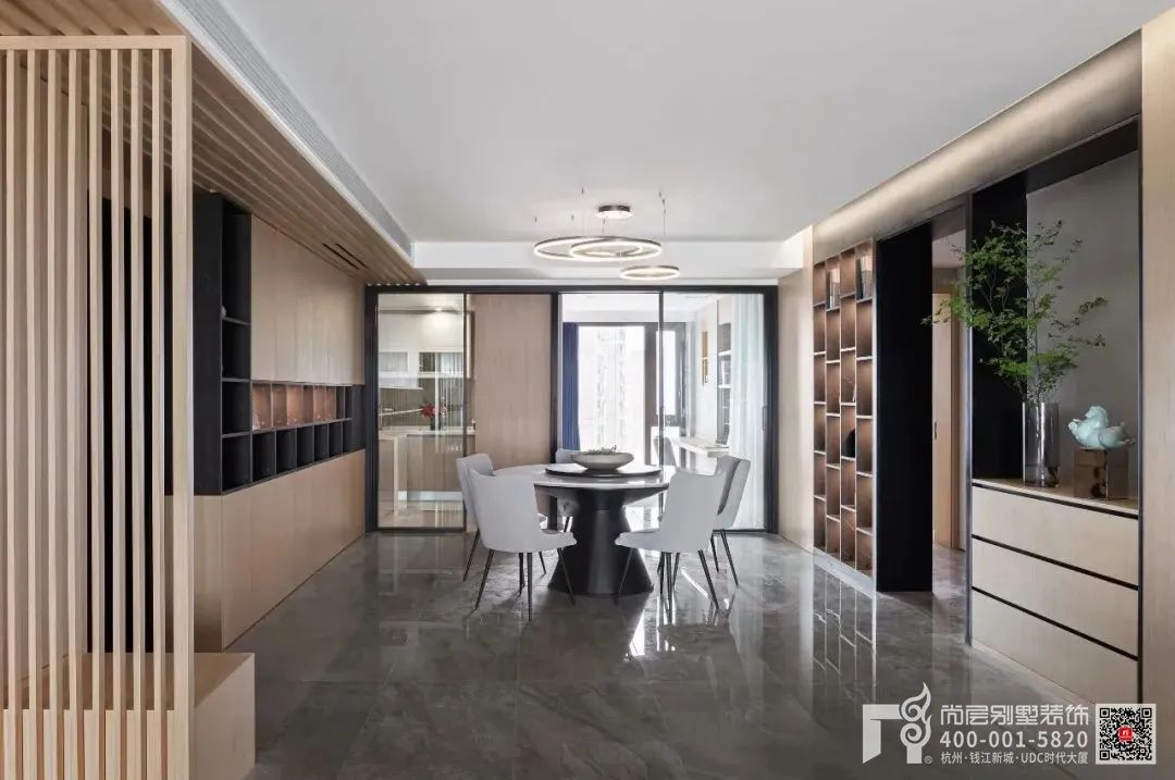 现代大平层设计丨杭州尚层装饰-18