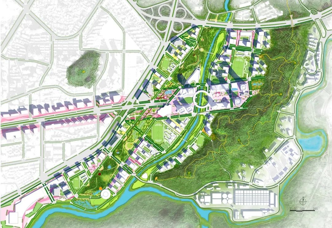 AUBE欧博设计中标深圳罗湖新秀片区城市设计-4