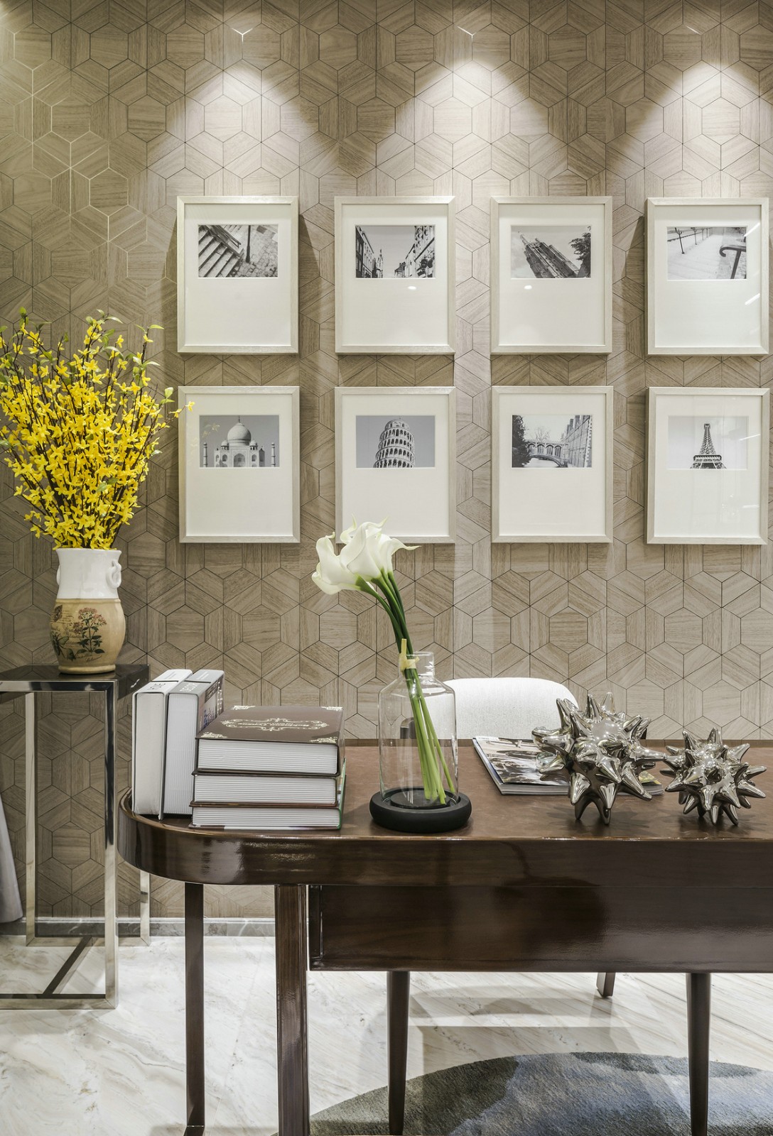 广东汕头142㎡现代雅奢样板间  香港方黄设计-14