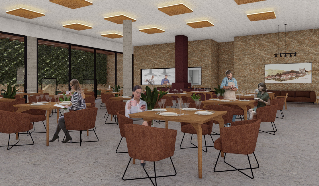 Renders Restaurante Mineiro | Conforto Ambiental III-1