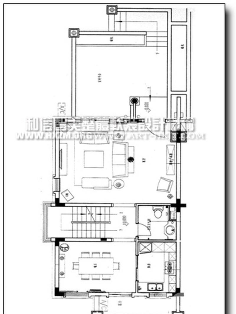 夏湾拿（南入北美）样板间软装设计/样板房软装设计案例-3