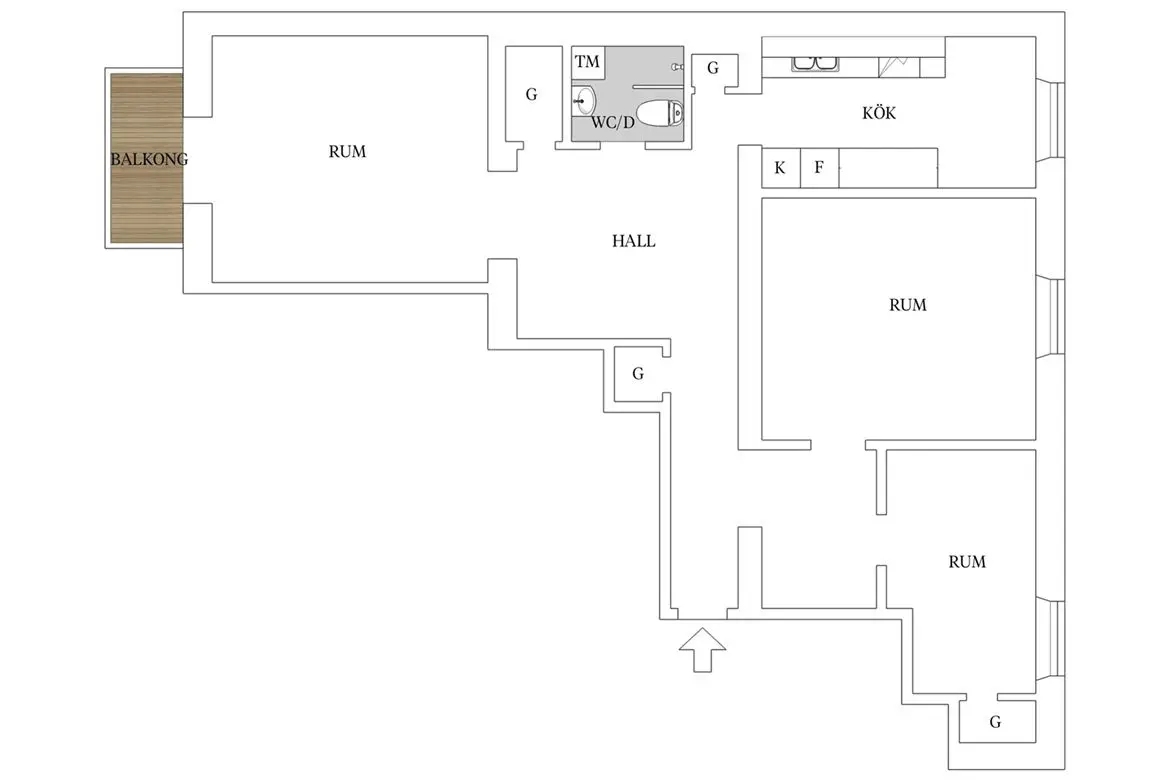 瑞典温馨灰蓝公寓设计-16