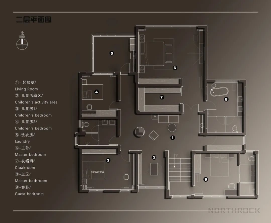 泰州中天御苑现代主义“手写体”之美的隐奢逸境丨中国泰州丨北岩设计-11