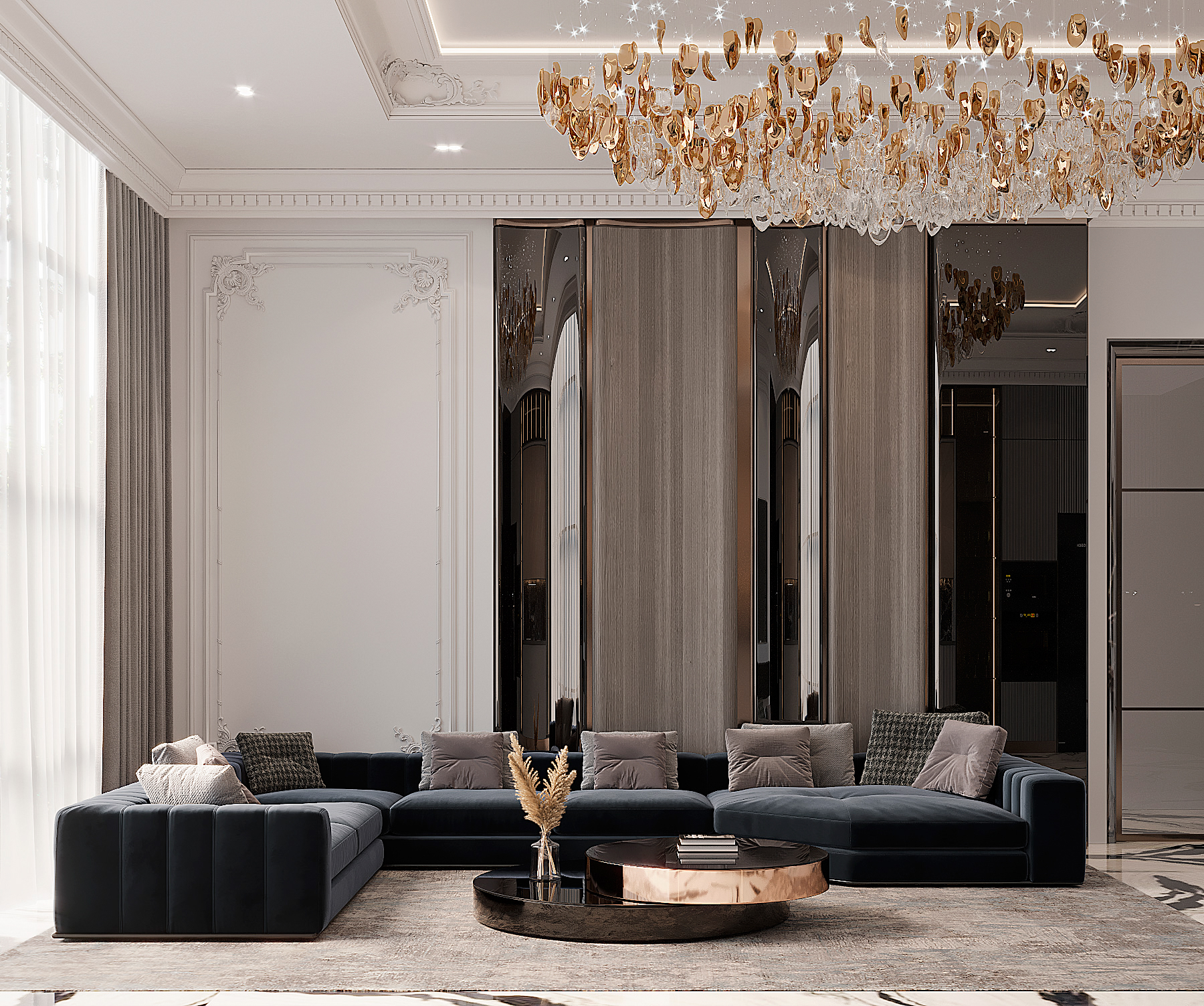 豪华客厅丨Mohammed Yossef-7