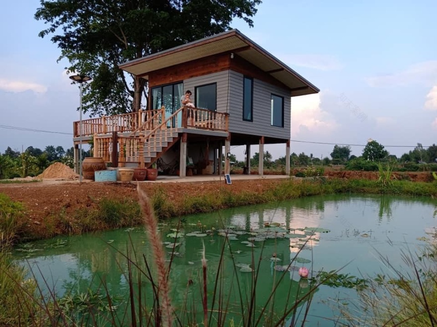 20万泰铢建造的木质乡村房屋模型丨泰国-23