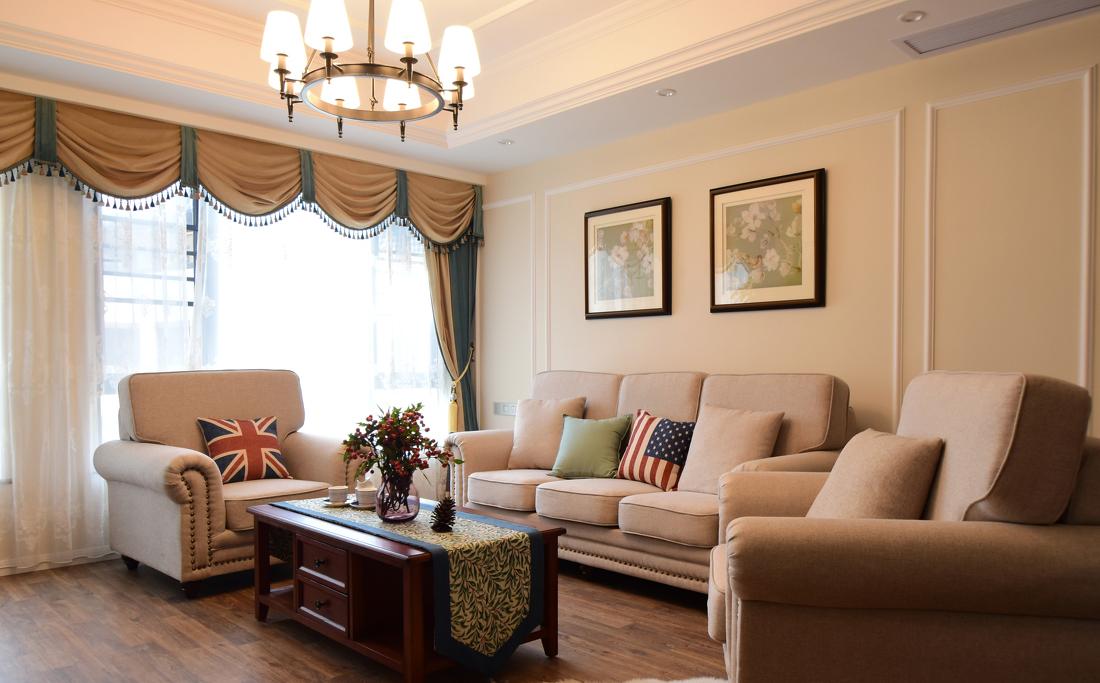 120㎡美式风情四居-5