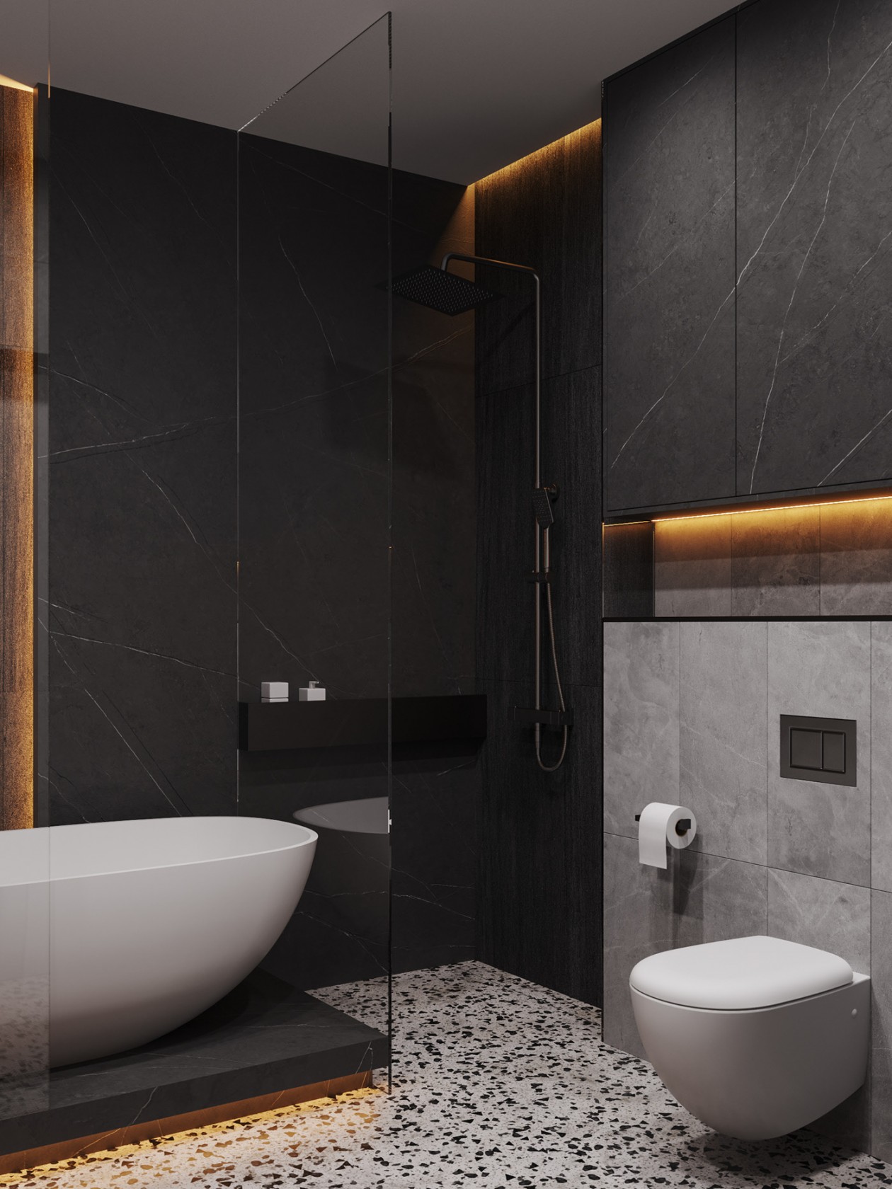 高级灰色系空间设计，既干净又敞亮-21