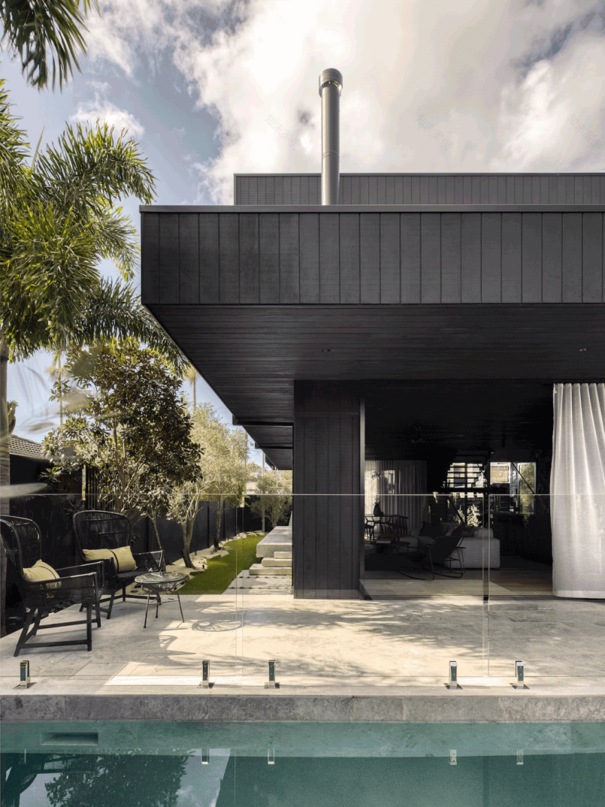 黑色雅宅 · 全黑色系Queensland home丨Carmichael Build和Story Design-69