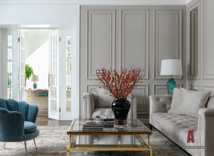 家庭住宅室内设计（靠近沙皇村的两层古典风格别墅）丨俄罗斯圣彼得堡丨TaupeHOME工作室（娜塔莉亚·谢苗诺娃领导）-9