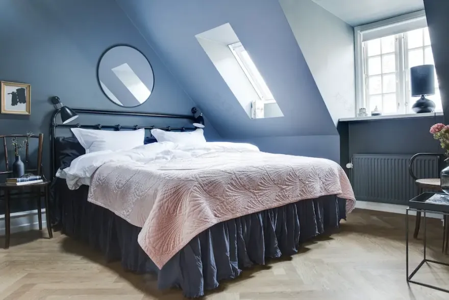 丹麦蓝色公寓 | 宁静的禅意空间-12