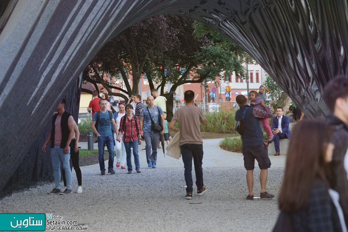 钢结构拱形展馆NAWA丨波兰弗罗茨瓦夫丨Oskar Zieta团队-17