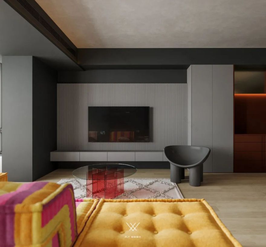 黑镜·颜色 · 极简家居艺术设计丨中国杭州丨菲拉设计-26