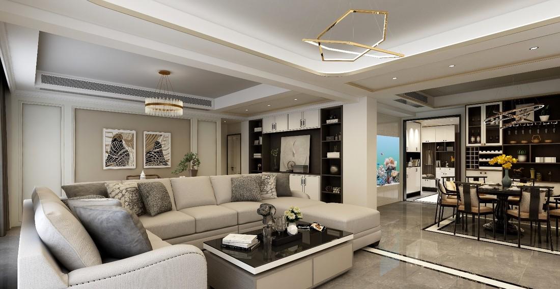 魏彦熙坤伦观筑深色轻奢家居设计-6