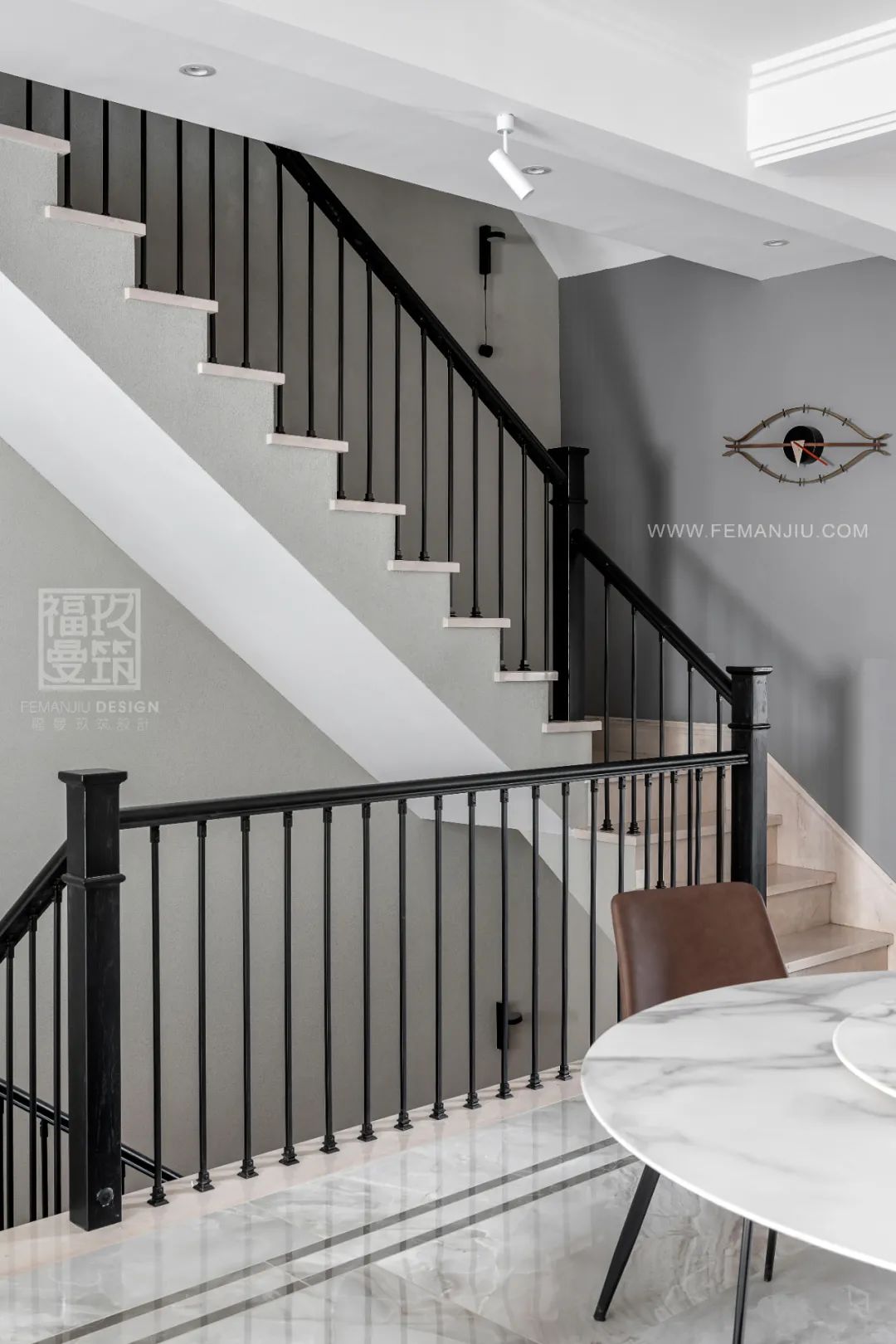 重庆融创博爵堡轻奢混搭别墅私宅设计丨中国重庆丨重庆福曼玖筑装饰设计有限公司-26