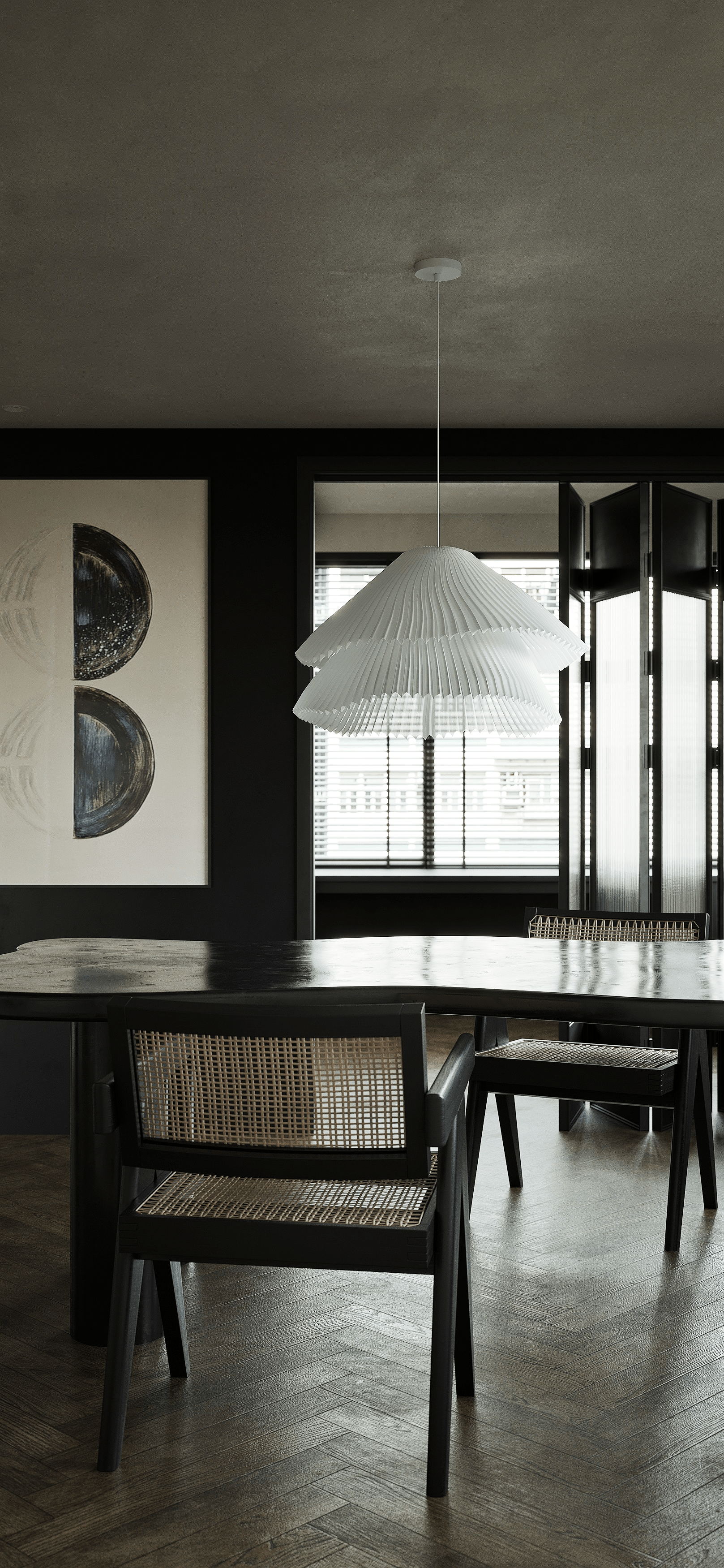 灰色系空间设计 这质感太棒了吧！-8