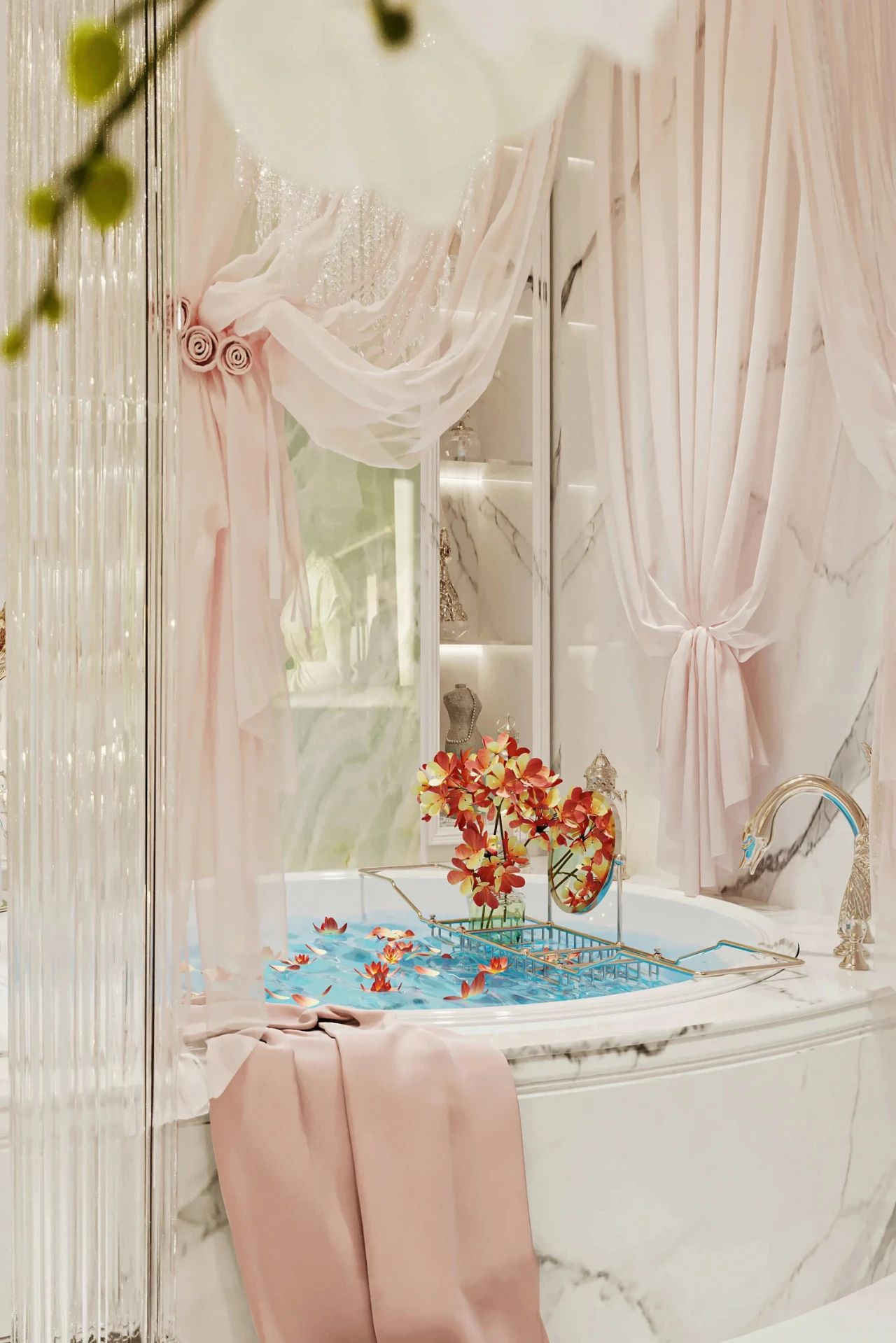 魔方空间丨上海256m²宝格丽公寓丨中国上海丨魔方空间设计-51