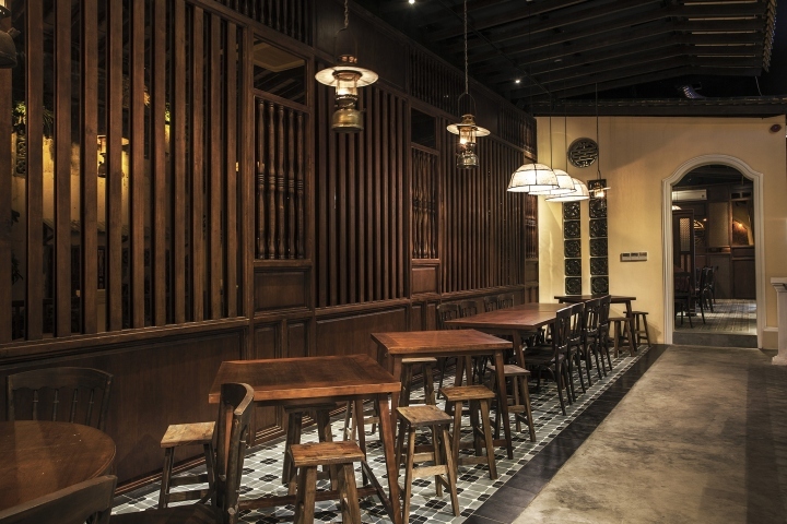 复古韵味 | 越南胡志明市的“第十二美食街”餐厅设计-18