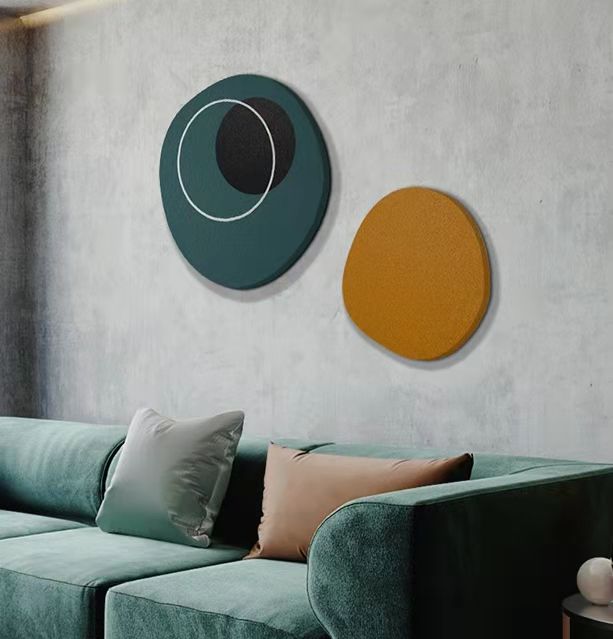 实物装置画抽象客厅玄关山峦装饰画-2