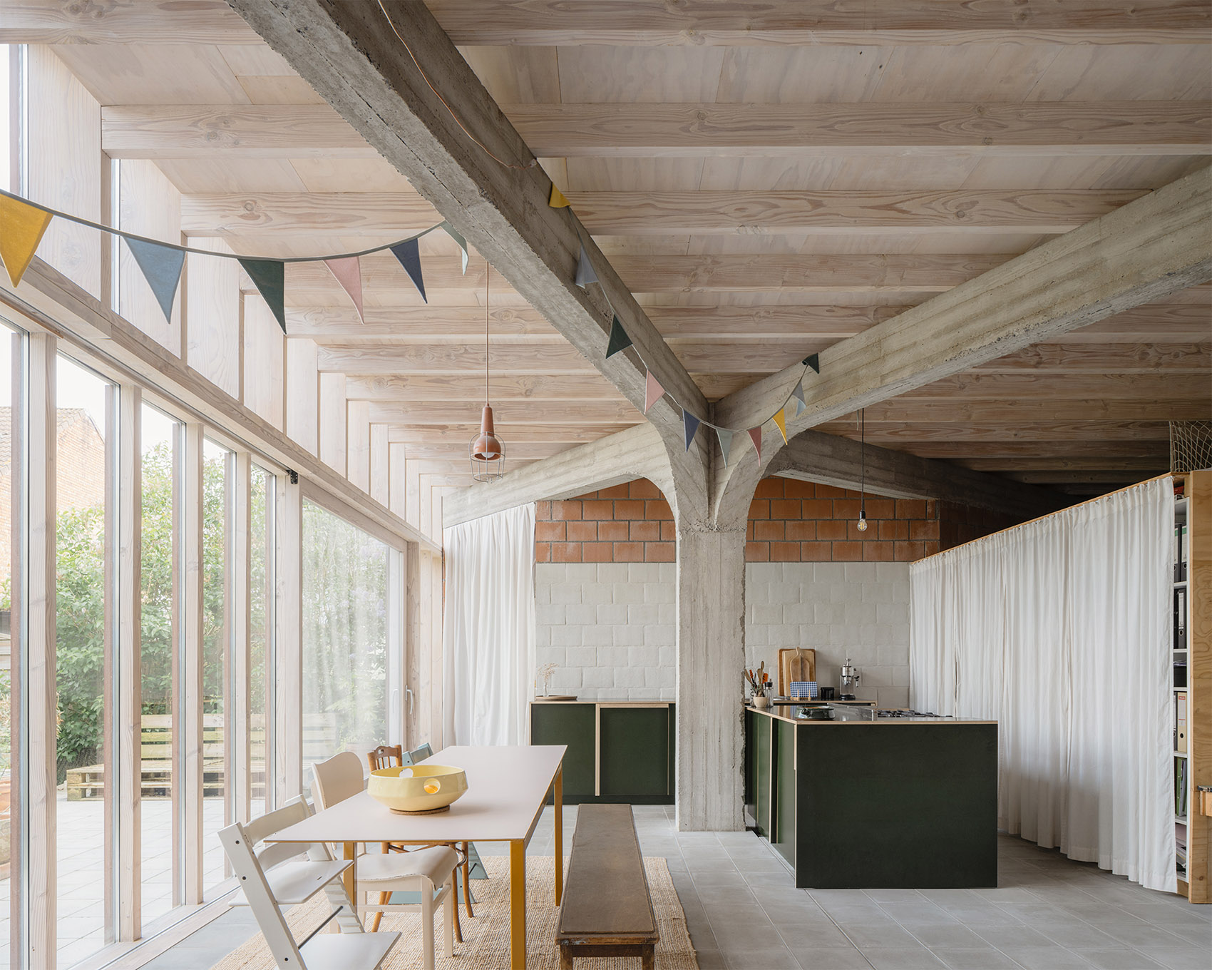 Tuin HUIS 住宅丨比利时丨Atelier Janda Vanderghote-29
