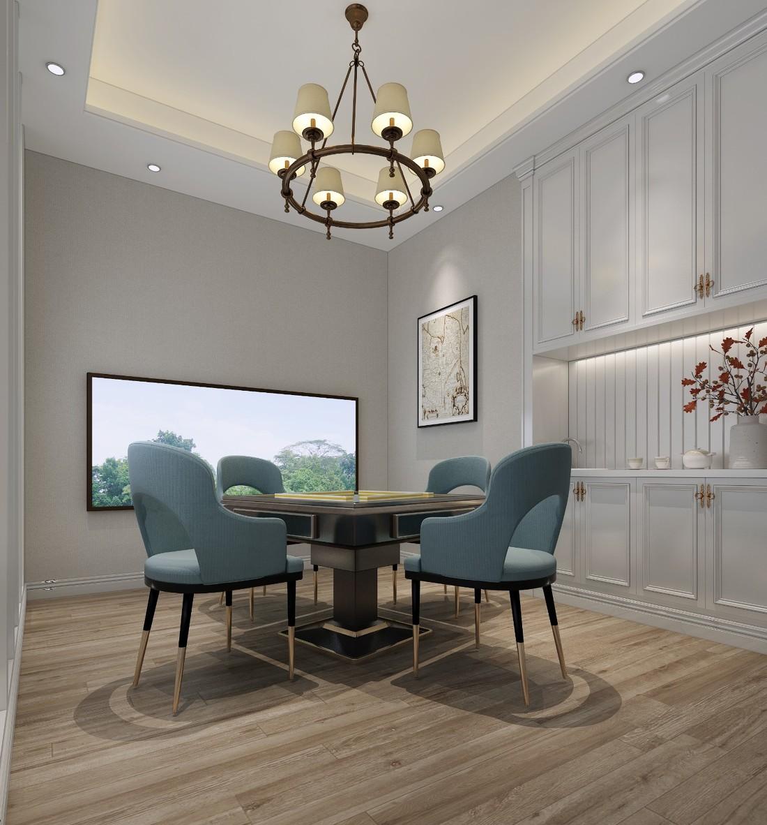 
苏州子时别墅装饰-豪门府邸美式风格 -13