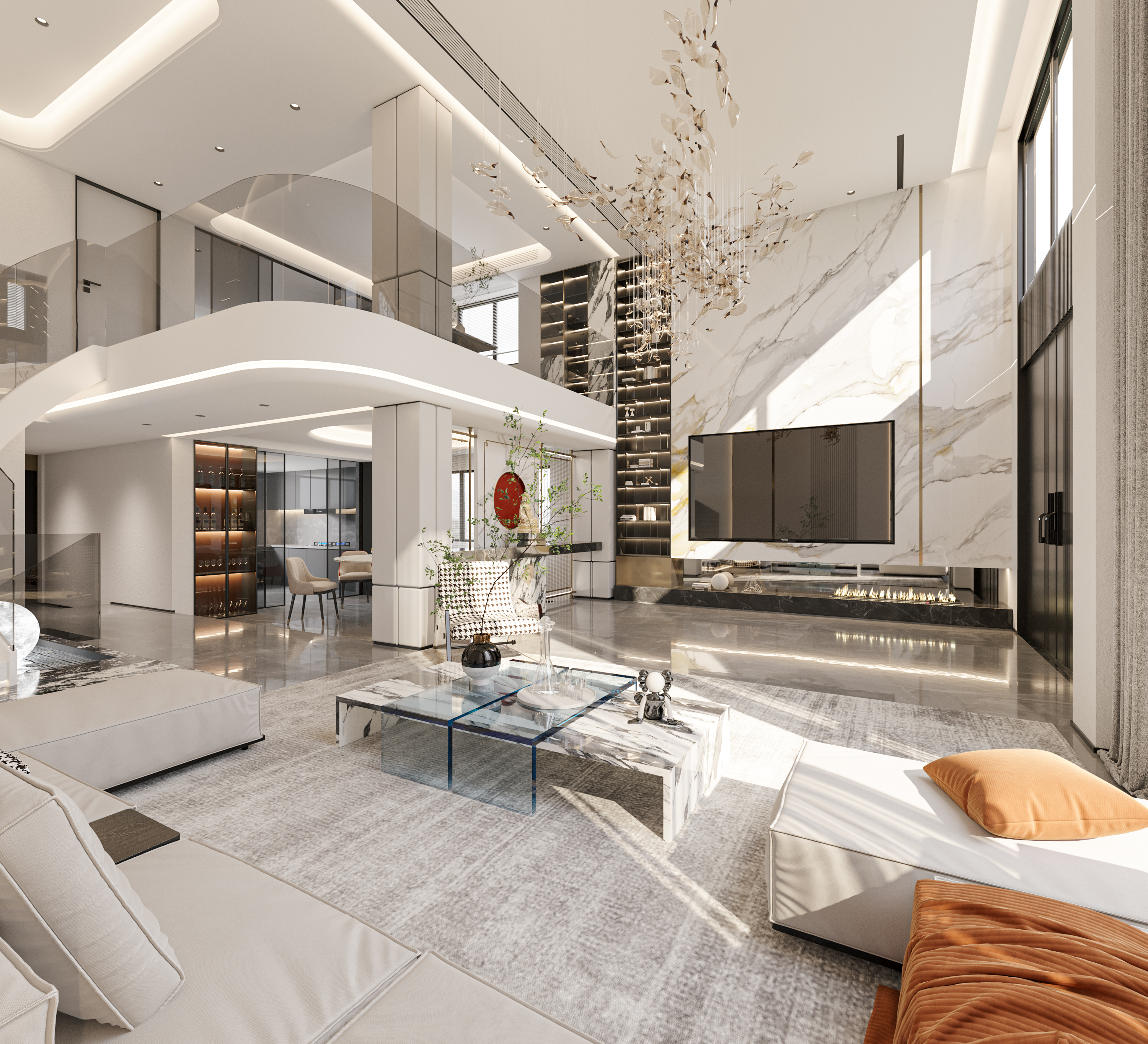 轻奢风格效果图作品丨冈舍小李-7