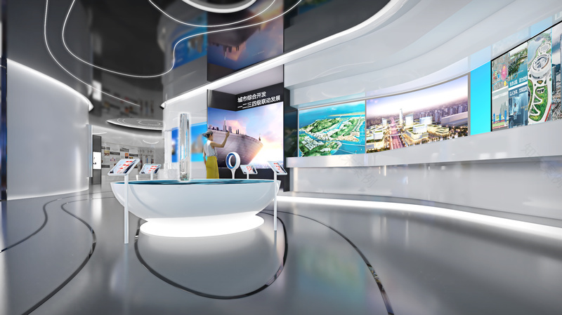 文化企业展厅设计 | 内容可视化与交互体验的融合-7